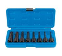 Laser 6749 1/2-inch diámetro Spline Bit Set - Plata (8 piezas)