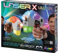 Laser X Revolution Ultra Micro - Juego de 2 etiquetas láser de cumpleaños modern