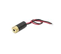 Laserfuchs Linelaser red, 650nm, 1mW, 90°, 3-12V DC, Ø10x22 mm, Focus 1m, class 1-70105773
