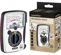 Laserliner Multímetro analógico para el hogar y hobby, medición de voltaje CA/CC, corriente y resistencia, comprobador de batería, gran escala con ajuste de punto cero