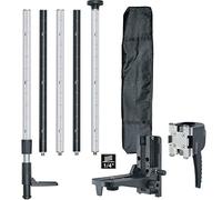 LASERLINER - TelePod Plus 330 cm - Bastón de fijación telescópica - Soporte de fijación de 1/4 de pulgada - Aluminio robusto - Altura ajustable hasta 330cm