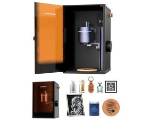 LaserPecker 4 Grabado Láser dual con Carcasa totalmente cerrada, Láser de diodo de 10W 450nm + luz infrarroja de 2W 1064 nm, Velocidad 4,000mm/s, para casi todos los materiales