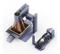 LaserPecker 4 Grabador Láser Dual Luz azul de diodo de 450 nm+ luz infrarroja de 1064 nm con Extensión Rotatori Extensión Deslizante+ Gafas de protección, para Metal, Madera, Acrílico, Cuero, Joyería