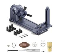 LaserPecker Extensión Giratoria para LP4/ LP2 Plus/ LP5/ LX2, mandril de mordaza ajustable a 180° para grabar conos, cilindros, esferas, anillos, copas de vino y más