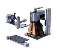 LaserPecker LP2 Plus Grabador láser de diodo de 10W, ultra rápido 4000 mm/s, máquina de corte y grabado portátil, precisión 4K para madera, cuero, acrílico, metal revestido, etc. (Deluxe)