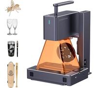 LaserPecker LP2 Pro - Grabadora Láser Portátil 1 kg, Alta Precisión y Velocidad 36,000mm/min, Área 100×2000 mm con Eje Rotatorio, Compatible con Madera, Cuero y más, Ideal para Grabado Personalizado.