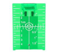 laserzitfmgnch, Placa de objetivo magnética con pata para medidor de línea cruzada Placa de objetivo magnética doble con pata para medidor de nivel láser Línea de doble escala (verde) (verde)