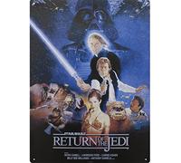 Lasgo Star Wars Placa Return of The Jedi, Acero, Multicolor, 41.8 x 30.8 x 1 cm