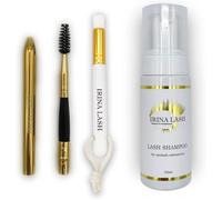 Lash Shampoo Elimina el 99% de la Suciedad de Pestañas | Espuma Limpiadora para Extensiones de Pestañas | Champú Profesional | Fórmula Suave sin Aceites | Cuidado Diario | Formato 50 ml | Irina Lash