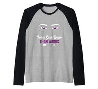 Lashes Hablan Más Que Las Palabras: El Artista De Las Camiseta Manga Raglan
