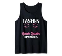 Lashes Hablan Más Que Las Palabras: El Artista De Las Camiseta sin Mangas