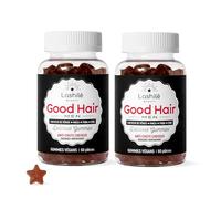 Lashilé Beauty - Complementos Alimenticios - Anticaída masculina y refuerzo capilar - Crecimiento y densidad Good Hair Men - Fabricado en Francia - Zinc, Maca, Cabello de Venus - 120 Gummies