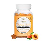 Lashilé Beauty - Complementos Alimenticios - Autobronceador, preparador y tono bronceado - Good Sun Vitamines - Eficacia probada - Fabricado en Francia - Vitaminas E y A, Betacaroteno - 60 Gummies