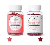 Lashilé Beauty Good Hair Women Gominolas Anticaída Mujer Biotina Hierro | Complemento anticaída mujer - Biotina, hierro, zinc, cabello de Venus - Caída frenada en el 92% - 120 gominolas