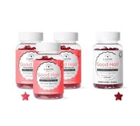 Lashilé Beauty - Suplemento alimenticio - Anticaída, crecimiento y fortalecimiento del cabello - Cofre exclusivo 3 Good Hair Women y 1 Good hair - Biotina, Hierro, Zinc, MSM, Vitamina B12