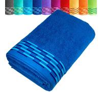 Lashuma Toalla Sauna Hombre Lugano, Toalla Azul - Real Ducha, Toalla Playa 100x200 cm