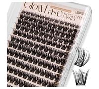 LASHVIEW 144pcs Natural Look Cluster Lashes Extensions Lash Extension Clusters D Curl Lash Clusters Super Thin Band & Soft Lashes Reusable 8-16 mm Mix (S02)
