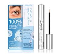 LASHVIEW Serum avanzado para pestañas más gruesas, pestañas largas y cejas, aceite vital ricino, pestañas de crecimiento con potenciador de cejas (5 ml)