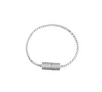 Lasitech 1/2/4 Piezas de alzapaños magnéticos for Cortinas, con Forma Bola, Hebilla y Cierre Clip(Gray,49cm 4Pcs)