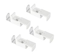 Lasitech 4 Piezas 62KD - Clip de fijación for persianas Plisadas, Accesorios, Abrazadera en Forma L for Cortinas enrollables