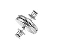 Lasitech Juego de 2 Botones magnéticos for Cortinas, Clip fijación Desmontable for Evitar el Ajuste la luz, Cierre Pantalla Ventana con Hebilla magnética(17mm,50 Pairs)