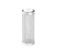 Lasitmerh 1 Filtro de Acero Inoxidable tamaño S/L for Acuario, Accesorio de Entrada, protección Especial for camarones, Cilindro de Red.(White 16mm,L)