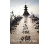 Lass das Wasser deine Zweifel wegwaschen, der Pfad des Wissens ist klar geschrieben.: Asiatisches Notizbuch kariert, Pagoden-Motiv, DIN A5, 120 Seiten ... Zeichnungen, Studenten, Schule, Ausbildung