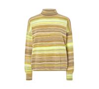 Lasserre Jersey de mujer con cuello perkins y manga caída.. Amarillo 38