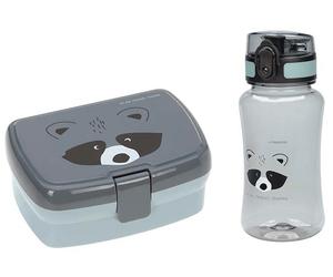 Lassig Fiambrera + Botella Racoon 460 ml