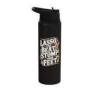 Lasso The Beat Stomp Your Feet - Baile en línea Stainless Steel Insulated Water Bottle