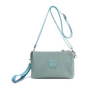 LassZone Bolso cruzado pequeño para mujeres y niñas, bolso cruzado de nailon para teléfono, mini bolsos de hombro tipo cartera con correa para la muñeca y correas de hombro ajustables, Blue, Talla