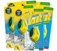 Last Ambientador de Limón, aroma antiolor para lavavajillas, 700 lavados contra malos olores, 5 paquetes de 2 dosis