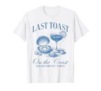 Last Brindis On The Coast Bride Team Beach Despedida de Soltera Camiseta