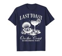 Last Brindis On The Coast Bride Team Beach Despedida de soltera Camiseta