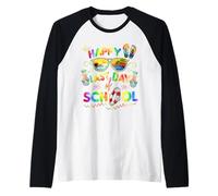 Last Day of School Shirt For Teacher Off Duty Tie and Dye Camiseta Manga Raglan