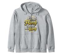 Last Fling Before The Ring - Novia de Despedida de Soltera Sudadera con Capucha