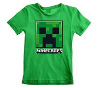 Last level- Camiseta Minecraft Verde, Color, M (CCEMIN01419X)