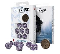 Last level- QW Caja Dados + Moneda The Witcher Lilac (7) Juegos de Mesa, Multicolor, 295.0 x 295.0 x 85.0 mm (RQSWYE1B)