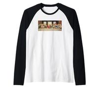 Last Supper T-Shirt | Catholic Christian Pastor Archangels Camiseta Manga Raglan