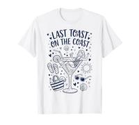 Last Toast On The Coast Bachelor Party Verano Camiseta