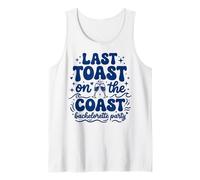 Last Toast On The Coast Bachelor Party Verano Camiseta sin Mangas