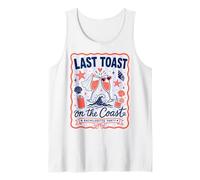 Last Toast On The Coast Bachelor Party Verano Camiseta sin Mangas