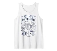 Last Toast On The Coast Bachelor Party Verano Camiseta sin Mangas
