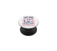 Last Toast On The Coast Bachelor Party Verano PopSockets PopGrip Adhesivo