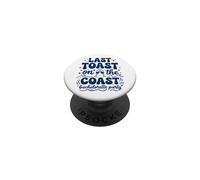 Last Toast On The Coast Bachelor Party Verano PopSockets PopGrip Adhesivo