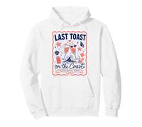 Last Toast On The Coast Bachelor Party Verano Sudadera con Capucha