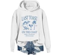 Last Toast On The Coast - Camisa de despedida de soltera, camisas Last Toast On The Coast, Blanco-1, 3XL