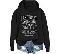 Last Toast On The Coast - Camisa de despedida de soltera, camisas Last Toast On The Coast, Negro-1, M