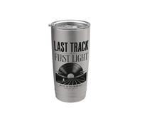 Last Track First Light Runner Midnight Miles Retro Vaso térmico de acero inoxidable de doble pared
