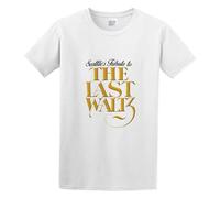 Last Waltz Logo Print Unisex T-Shirts Men tee Cotton Tops White Shirt XL
